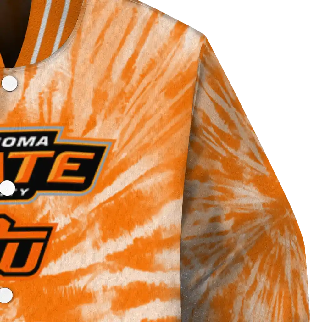 oklahoma state cowboys dynamic rings orange varsity jacket premium grade oklahoma state cowboys dynamic rings orange varsity jacket premium grade