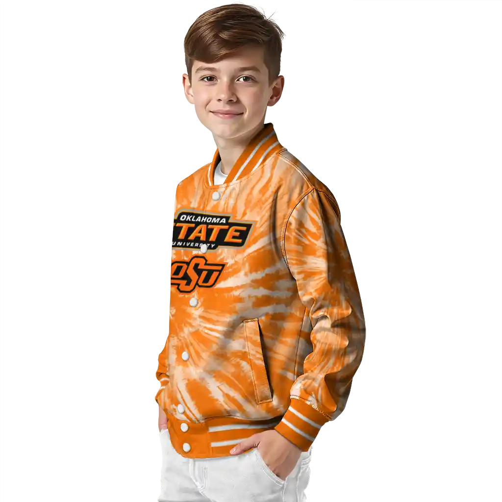 oklahoma state cowboys dynamic rings orange varsity jacket trendy oklahoma state cowboys dynamic rings orange varsity jacket trendy
