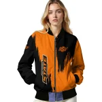 oklahoma state cowboys urban mark orange bomber jacket best selling