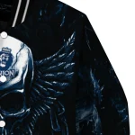 old dominion monarchs skull bite blue black varsity jacket best selling