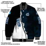 old dominion monarchs torn texture print blue black varsity jacket best selling