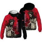 ole miss rebels jesus roses red black windbreaker jacket best selling