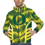 oregon ducks dynamic heat wave green windbreaker jacket best selling