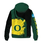 oregon ducks grid streak green black windbreaker jacket best selling
