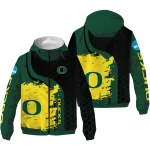 oregon ducks grid streak green black windbreaker jacket best selling