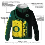 oregon ducks grid streak green black windbreaker jacket best selling