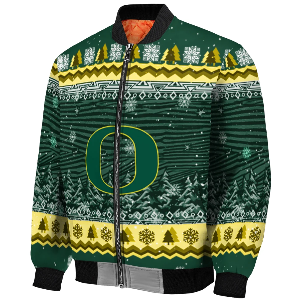 oregon ducks snowy pines green bomber jacket fashion forward oregon ducks snowy pines green bomber jacket fashion forward
