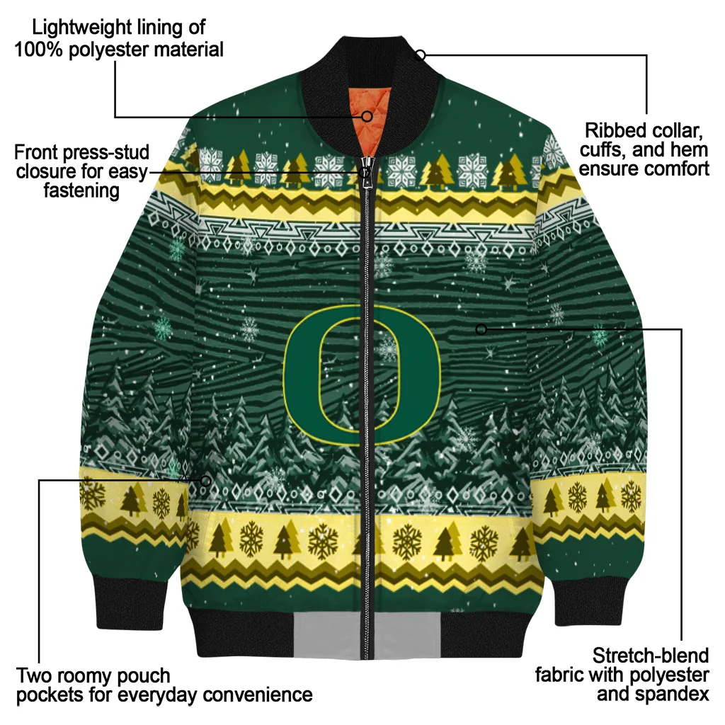 oregon ducks snowy pines green bomber jacket new arrival oregon ducks snowy pines green bomber jacket new arrival