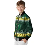 oregon ducks snowy pines green bomber jacket best selling