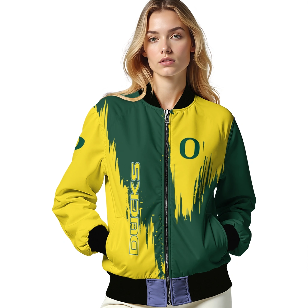oregon ducks urban mark green bomber jacket latest model oregon ducks urban mark green bomber jacket latest model