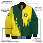 oregon ducks urban mark green bomber jacket best selling