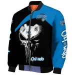 orlando magic edgy mask blue black bomber jacket best selling