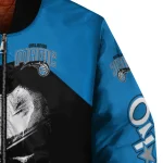orlando magic edgy mask blue black bomber jacket best selling