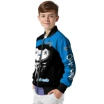 orlando magic edgy mask blue black bomber jacket best selling