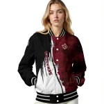 ottawa senators distressed slash red black varsity jacket best selling