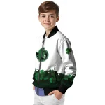 ottawa senators lucky clovers white green bomber jacket best selling