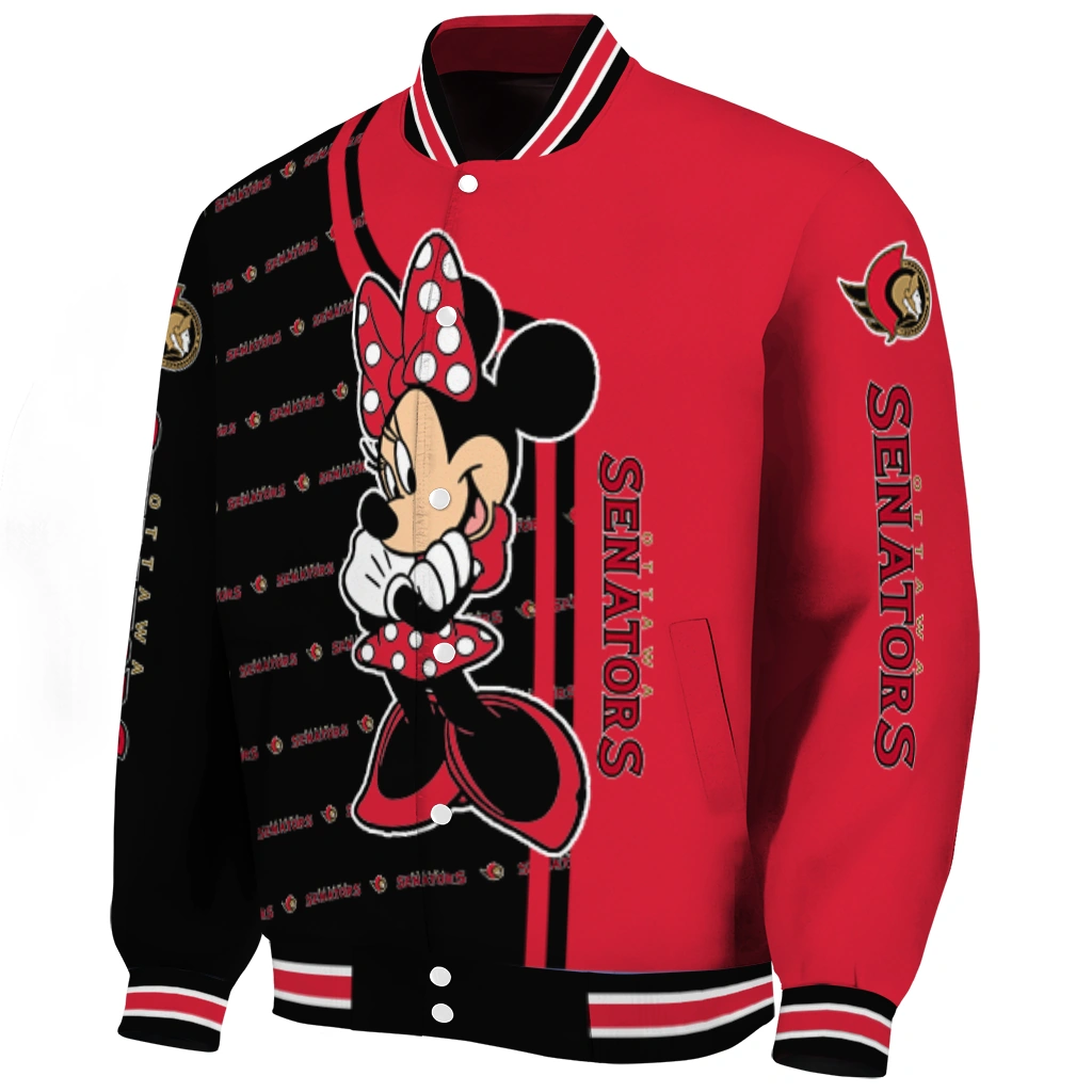 ottawa senators minnie mouse red varsity jacket best selling ottawa senators minnie mouse red varsity jacket best selling