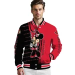 ottawa senators minnie mouse red varsity jacket best selling
