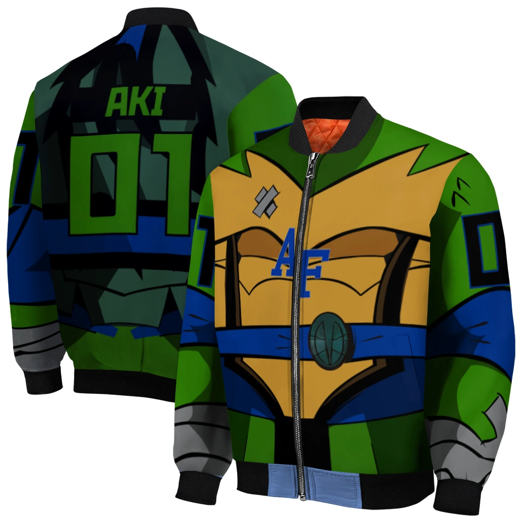 personalized air force falcons turtle armor bomber jacket best selling personalized air force falcons turtle armor bomber jacket best selling