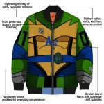personalized air force falcons turtle armor bomber jacket best selling