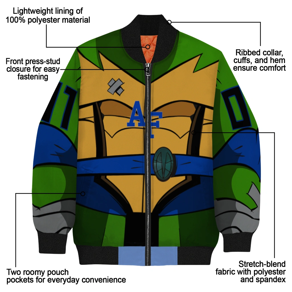 personalized air force falcons turtle armor bomber jacket new arrival personalized air force falcons turtle armor bomber jacket new arrival