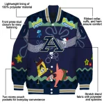 personalized akron zips spongebob playtime blue varsity jacket best selling