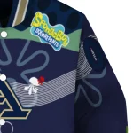 personalized akron zips spongebob playtime blue varsity jacket best selling