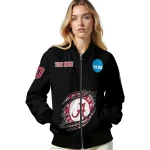 personalized alabama crimson tide claw shred black bomber jacket best selling