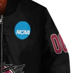 personalized alabama crimson tide claw shred black bomber jacket best selling
