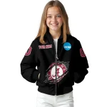 personalized alabama crimson tide claw shred black bomber jacket best selling