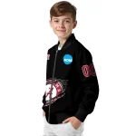 personalized alabama crimson tide claw shred black bomber jacket best selling