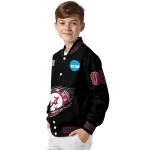 personalized alabama crimson tide claw shred black varsity jacket best selling
