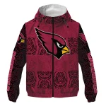 personalized arizona cardinals cat eyes red windbreaker jacket best selling