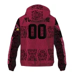 personalized arizona cardinals cat eyes red windbreaker jacket best selling