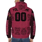 personalized arizona cardinals cat eyes red windbreaker jacket best selling