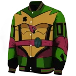 personalized arizona cardinals turtle armor varsity jacket best selling