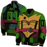 personalized arizona cardinals turtle armor varsity jacket best selling