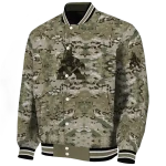 personalized arizona coyotes camouflage abstract camouflage varsity jacket best selling