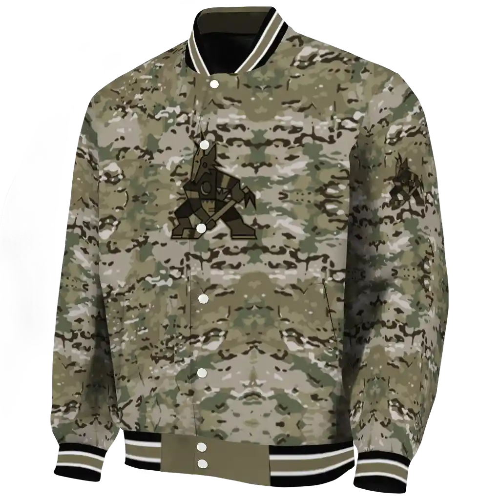 personalized arizona coyotes camouflage abstract camouflage varsity jacket best selling personalized arizona coyotes camouflage abstract camouflage varsity jacket best selling