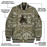 personalized arizona coyotes camouflage abstract camouflage varsity jacket best selling