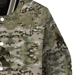 personalized arizona coyotes camouflage abstract camouflage varsity jacket best selling
