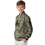 personalized arizona coyotes camouflage abstract camouflage varsity jacket best selling