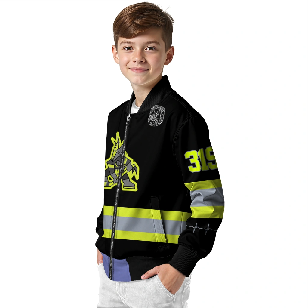 personalized arizona coyotes heartbeat accent black green bomber jacket trendy personalized arizona coyotes heartbeat accent black green bomber jacket trendy