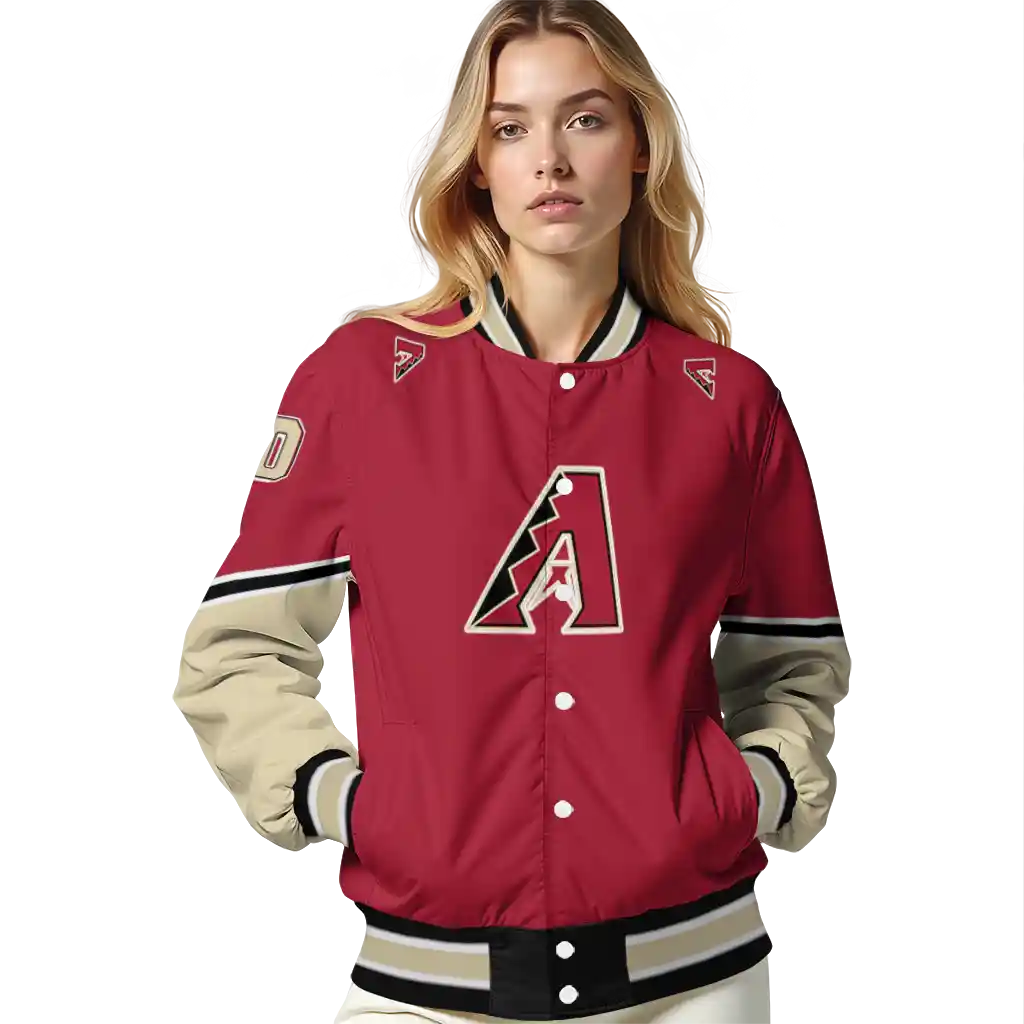 personalized arizona diamondbacks chevron style red varsity jacket latest model personalized arizona diamondbacks chevron style red varsity jacket latest model
