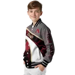 personalized arizona diamondbacks electric flash red varsity jacket best selling