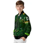 personalized arizona diamondbacks shamrock vortex green bomber jacket best selling