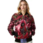 personalized arizona diamondbacks skull horde red bomber jacket best selling