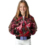 personalized arizona diamondbacks skull horde red bomber jacket best selling