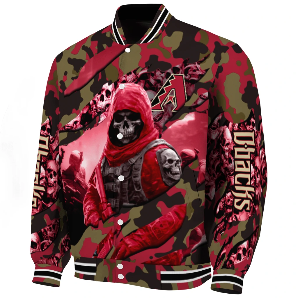 personalized arizona diamondbacks skull horde red varsity jacket best selling personalized arizona diamondbacks skull horde red varsity jacket best selling