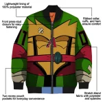 personalized arizona diamondbacks turtle armor bomber jacket best selling